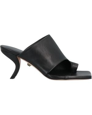 Ilio Smeraldo Thong Sandal - Black