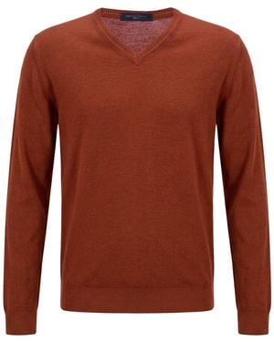 Daniele Fiesoli Jumper Merino Wool - Brown