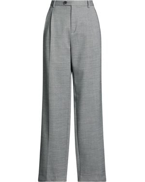 Sandro Trousers Wool, Polyester, Elastane - Grey