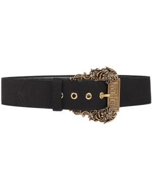 Versace Jeans Couture Belt Textile Fibres - Black