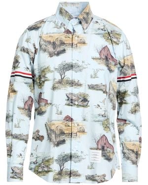 Thom Browne Shirt Cotton - Blue
