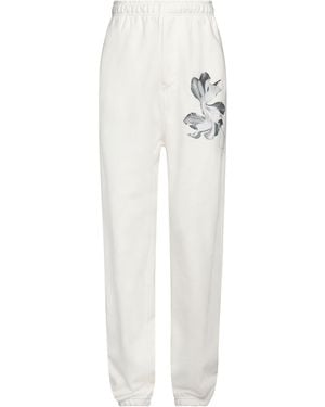 Y-3 Trousers Cotton, Recycled Polyester - White