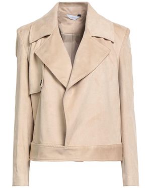 Stilosophy Jacket Polyester, Elastane - Natural