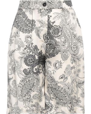 Sandro Ferrone Shorts & Bermuda Shorts Viscose - Grey