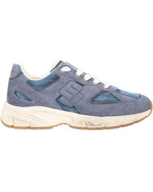 ENTERPRISE JAPAN Trainers Leather, Textile Fibres - Blue