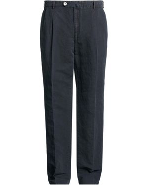 The Gigi Trousers Hemp, Cotton - Blue