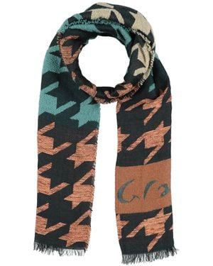 Manila Grace Scarf Acrylic, Viscose, Synthetic Fibers, Wool, Mohair Wool - Black