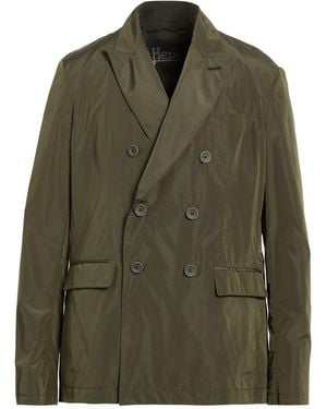Herno Military Blazer Polyester - Green