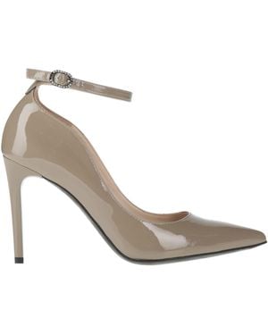 Nero Giardini Premium Collection Taupe Pumps Leather - Metallic