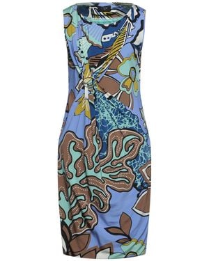 Clips Midi Dress - Blue