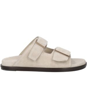 Agnona Light Sandals Leather - White
