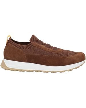 Doucal's Trainers Textile Fibres, Leather - Brown
