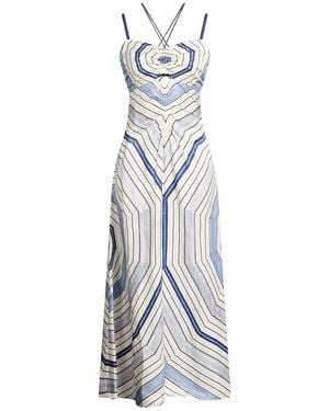 Sandro Vestido Largo - Blanco