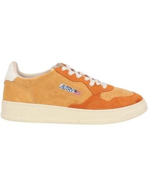 Autry Sand Trainers Leather - Orange