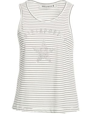 Shirtaporter Tank Top Cotton, Polyester - White