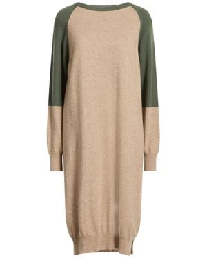 Lorena Antoniazzi Midi Dress Cashmere - Natural