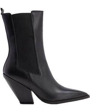 8 by YOOX Botines de caña alta - Negro