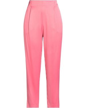 Nenette Fuchsia Pants Viscose, Elastane - Pink