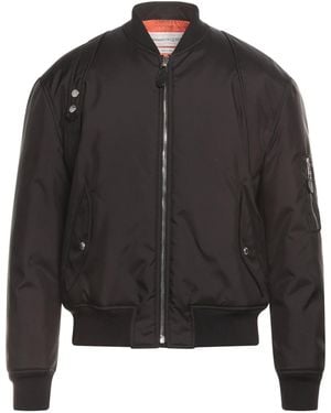 McQueen Harness Bomber Jacket - Black