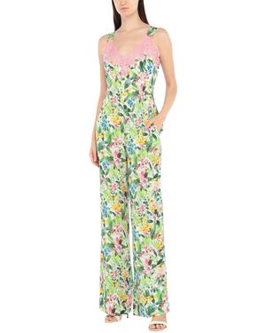 ERMANNO FIRENZE Jumpsuit Viscose, Cotton, Polyamide - Green