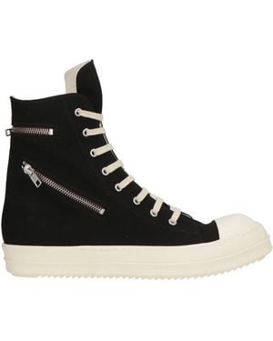 Rick Owens Sneakers Textile Fibers - Black