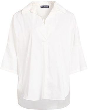 BLUE BROTHERS Top Cotton, Polyamide, Elastane - White