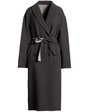 Brunello Cucinelli Coat Virgin Wool - Black
