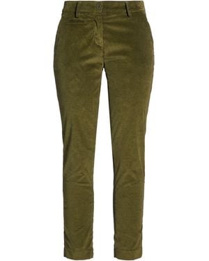 Mason's Military Pants Cotton, Pes, Elastane - Green