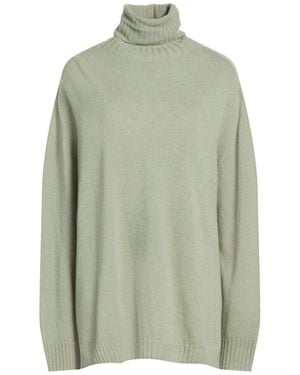 Alysi Chocolat Turtleneck Merino Wool, Cashmere - Green