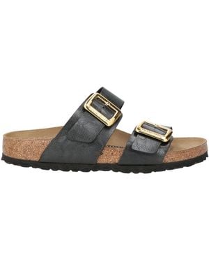 Birkenstock Sandals Textile Fibers - White