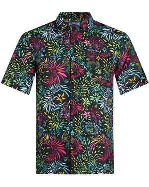 Vilebrequin Shirt Cotton, Linen - Green