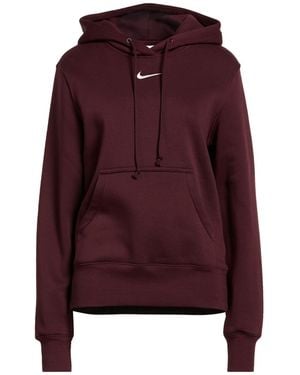 Nike Burgundy Sweatshirt Cotton, Polyester - Purple