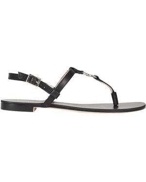 Twinset Thong Sandal - Black