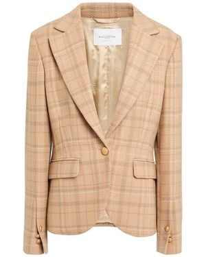 Ballantyne Camel Blazer Wool, Elastane - Natural