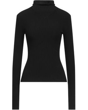 ANDREADAMO Jumper Viscose, Polyester, Polyamide, Elastane - Black