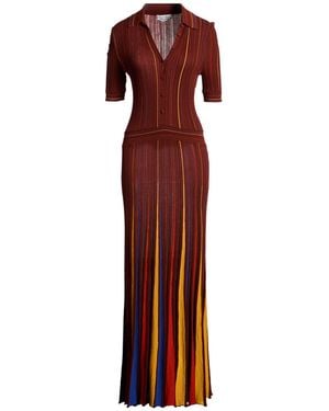 Gabriela Hearst Maxi Dress Virgin Wool - Red