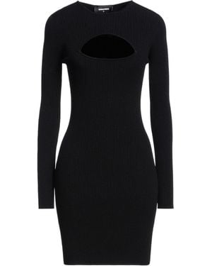 DSquared² Mini Dress Viscose, Polyester - Black
