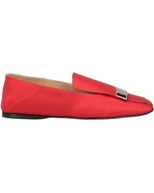 Sergio Rossi Sr1 Loafers Textile Fibers - Red