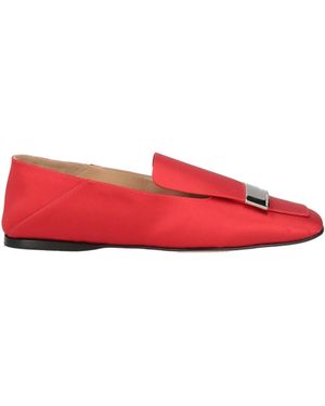 Sergio Rossi Sr1 Loafers Textile Fibres - Red