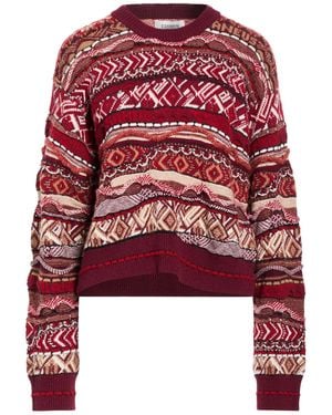 Laneus Burgundy Jumper Polyamide, Alpaca Wool, Polyacrylic, Textile Fibres, Virgin Wool - Red