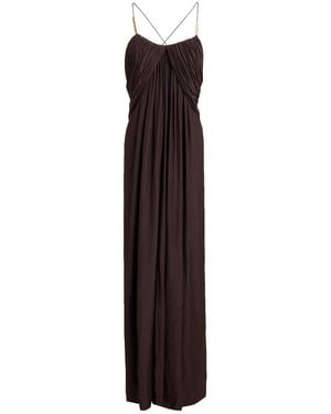 Lanvin Maxi Dress Polyester - Purple