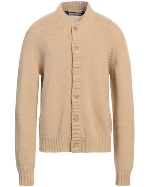 Palm Angels Cardigan Wool, Polyamide, Acrylic - Natural