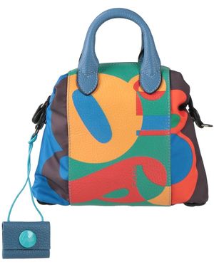 Gabs Bright Handbag Calfskin, Polyester - Blue