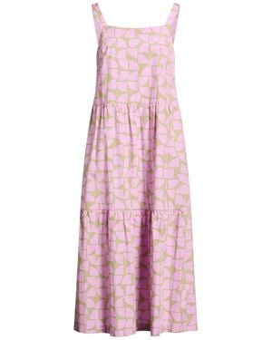 ROSSO35 Maxi Dress Cotton - Pink