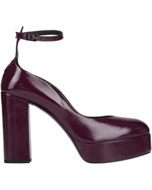 Fabi Court Shoes Leather - Purple