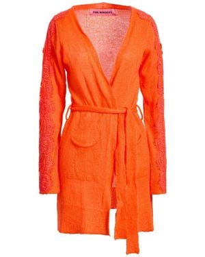Pink Memories Cardigan - Orange