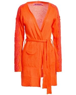 Pink Memories Cardigan - Orange