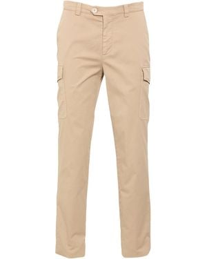 Brunello Cucinelli Pants Cotton, Elastane - Natural
