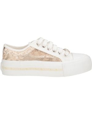 Patrizia Pepe Blush Sneakers Textile Fibers - White