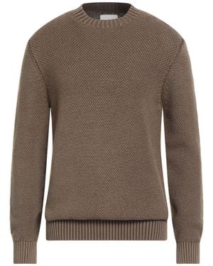 Circolo 1901 Khaki Sweater Merino Wool - Brown